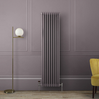 Radiateur style fonte vertical – 180 cm x 47 cm – Double rang – Violet - Eau chaude - Rétro Industriel – Windsor