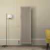 Radiateur style fonte vertical – 180 cm x 56 cm – Double rang – Marron - Eau chaude - Rétro Industriel – Windsor