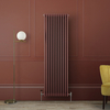 Radiateur style fonte vertical – 180 cm x 56 cm – Double rang – Rouge - Eau chaude - Rétro Industriel – Windsor