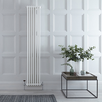Radiateur style fonte vertical – Blanc – 180 cm x 35, 2 cm – Double rangs – Stelrad Regal par Hudson Reed