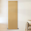 Radiateur vertical - 178 x 59 cm - Panneau double - Jaune - Design moderne - Vitality - Hudson Reed