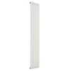 Radiateur vertical - Blanc - 175 cm x 28 cm - 1 Rang - Eau chaude - Plat - Sterling Arlie par Hudson Reed