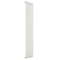 Radiateur vertical - Blanc - 175 cm x 28 cm - 1 Rang - Eau chaude - Plat - Sterling Arlie par Hudson Reed