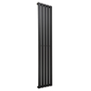 Radiateur vertical - Noir - 175 cm x 35 cm - 1 Rang - Eau chaude - Plat - Sterling Arlie par Hudson Reed