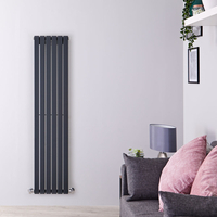Radiateur Vertical Anthracite - Design Haut Eau Chaude - 178 x 35cm