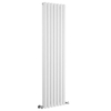 Radiateur vertical design - 175 x 41 cm - 1200W - Chauffage eau chaude mural - Acier - Blanc - Hudson Reed