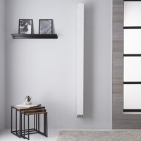 Radiateur Vertical Design Blanc - Eau Chaude - 180 x 10cm - Hudson Reed Una