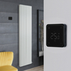 Radiateur vertical électrique – 178, 4 x 47, 2 cm – Blanc - Avec thermostat Wi-Fi - Design moderne - Vitality Ardus - Hudson Reed