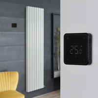 Radiateur vertical électrique – 178, 4 x 47, 2 cm – Blanc - Avec thermostat Wi-Fi - Design moderne - Vitality Ardus - Hudson Reed