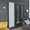 Radiateur vertical électrique – 178, 4 x 47, 2 cm – Blanc - Sans thermostat Wi-Fi - Design moderne - Vitality Ardus - Hudson Reed