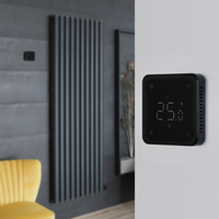 Radiateur vertical électrique – 178, 4 x 59 cm – Anthracite - Avec thermostat Wi-Fi - Design moderne - Vitality Ardus - Hudson Reed