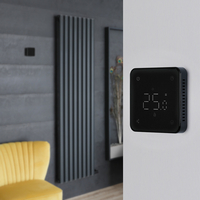 Radiateur vertical électrique – Anthracite – 178, 4 x 47, 2 cm - Avec thermostat Wi-Fi - Design moderne - Vitality Ardus - Hudson Reed