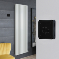 Radiateur vertical électrique – Blanc – 178, 4 x 59 cm - Thermostat Wi-Fi - Vitality Ardus - Hudson Reed