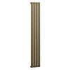 Radiateur vertical plat design - 178 x 28 cm - Acier bronze métalissé - Chauffage eau moderne - Mural - Hudson Reed Delta