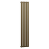 Radiateur vertical plat design - 178 x 35 cm - Acier bronze métalissé - Chauffage eau moderne - Mural - Hudson Reed Delta
