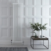 Radiateur vertical style fonte – Blanc – 180 cm x 47 cm – Triple rangs – Windsor