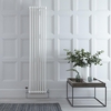 Radiateur Vertical Style Fonte Blanc Windsor 180cm x 38cm x 6, 8cm 1245 Watts