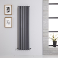Radiateur Vertical Vitality Anthracite 140 x 35.4 x 7.8cm 1044 Watts