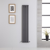 Radiateur Vertical Vitality Anthracite 140cm x 23.6cm x 5.6cm 457 watts