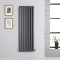 Radiateur Vertical Vitality Anthracite 140cm x 47.2cm x 7.8cm 1392 watts
