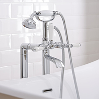 Robinet bain douche Rétro en îlot