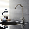Robinet cuisine - Bec pivotant col cygne - Nickel brossé - Hudson Reed Moderne