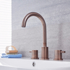 Robinet lavabo moderne – 3 trous de robinetterie – Bronze huilé - Como