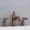 Robinet lavabo rétro – 3 trous de robinetterie – Bronze huilé - Colworth