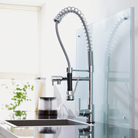 Robinet Mitigeur de Cuisine avec Douchette Chromé - Design Moderne