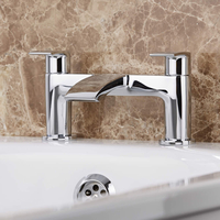 Robinet Remplisseur Baignoire sur Gorge - Laiton Chromé Moderne - Hudson Reed