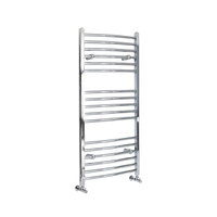 Sèche Serviette Eau Chaude - 120 x 50cm - Chromé Incurvé - Hudson Reed