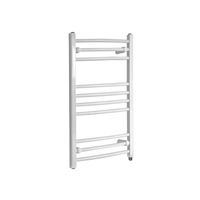 Sèche Serviette Électrique - 80 x 50cm - Blanc Incurvé - Hudson Reed