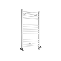 Sèche Serviette Mixte Plat - 100 x 60cm - Radiateur Salle de Bain Blanc