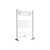 Sèche Serviette Mixte Plat - 80 x 60cm - Radiateur Salle de Bain Blanc