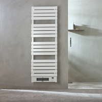 Sèche Serviette Soufflant - 163 x 55 cm - Électrique - 2200W - Blanc - Radiateur Salle de Bains - Ecoso par Hudson Reed