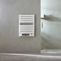 Sèche Serviette Soufflant - 79 x 55 cm - Électrique - 1800W - Blanc - Salle de Bains - Ecoso par Hudson Reed