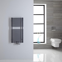 Sèche-serviettes – Raccordement central – Anthracite – 83, 5 cm x 40 cm – Magera