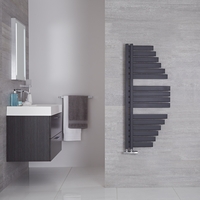Sèche-serviettes design - Anthracite – 110 cm x 48, 3 cm - Lazio