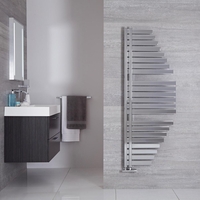 Sèche-Serviettes Design Moderne Chromé - 146cm x 54.7cm - Hudson Reed Lazio