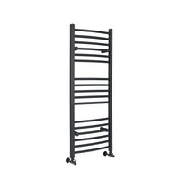 Sèche Serviettes Eau Chaude - 120 x 50cm - Design Moderne Anthracite