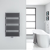Sèche-serviettes eau chaude - Anthracite - 100 x 60 cm - Arch