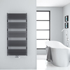 Sèche-serviettes eau chaude - Anthracite - 126, 9 x 60 cm - Arch