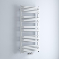 Sèche-serviettes eau chaude - Blanc - 126, 9 x 60 cm - Arch