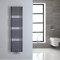 Sèche-serviettes eau chaude 152 x 40cm 408 watts Magera Anthracite