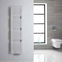 Sèche-serviettes eau chaude blanc 152 x 40 cm 408 watts Magera
