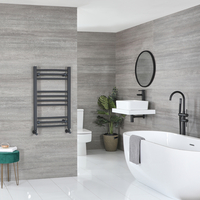 Sèche-serviettes incurvé – Anthracite – 80 cm x 50 cm - Artle