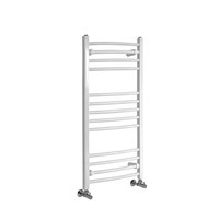 Sèche Serviettes Incurvé Eau Chaude – Blanc – 100 cm x 50 cm - Ive