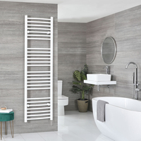 Sèche-serviettes électrique incurvé – Blanc – 180 cm x 50 cm – Ive