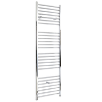 Sèche Serviettes Électrique Plat - 180 x 60cm - Chromé - Hudson Reed