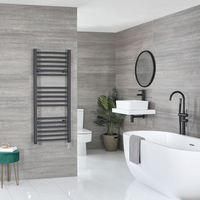 Sèche-serviettes électrique plat – Anthracite – 120 cm x 50 cm - Artle